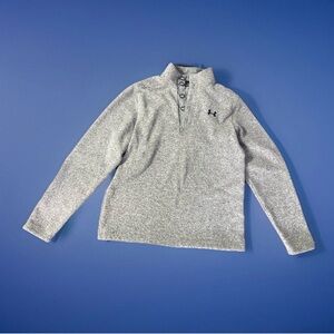 Men’s Grey Under Armour Cold Gear Sweatshirt Medium M Warm Winter Wear UA